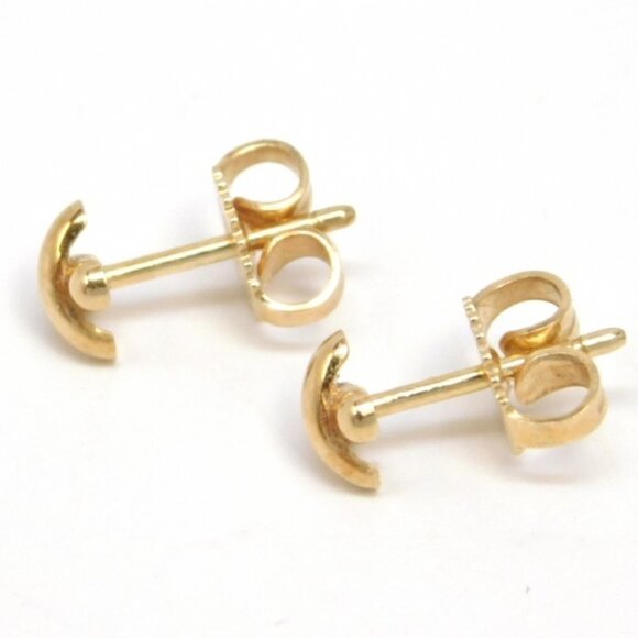 TIFFANY & CO 18K Gold Vintage Signature X Earrings 1.3g RARE - Picture 9 of 14